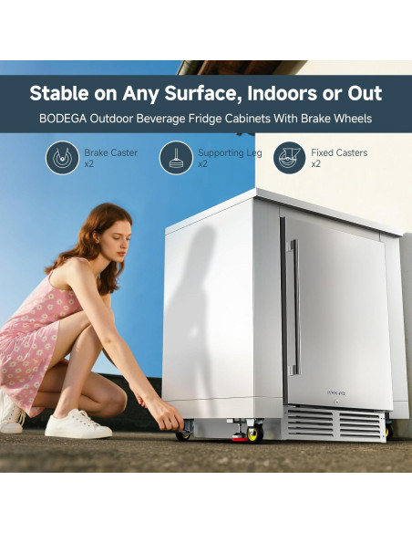 Gabinete de Cocina Exterior BODEGA 24" Acero Inoxidable