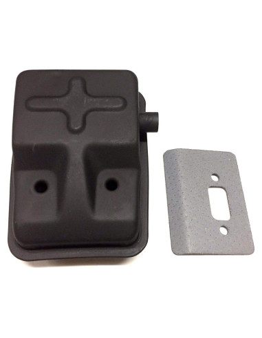 Caja de Escape Silenciador 43cc 49cc Metal para Bicicleta Scooter