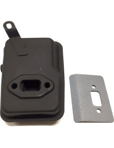 Caja de Escape Silenciador 43cc 49cc Metal para Bicicleta Scooter 2