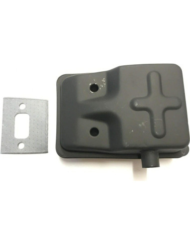 Caja de Escape Silenciador 43cc 49cc Metal para Bicicleta Scooter