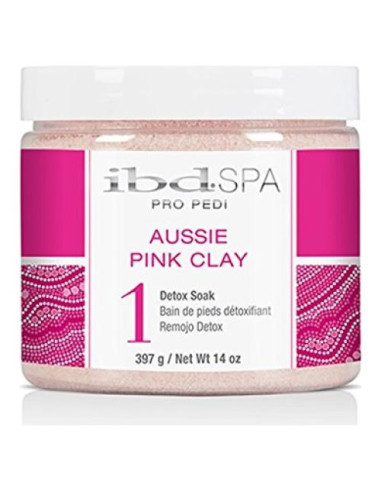 Baño de Pies Detox IBD Spa Pro Pedi Arcilla Rosa 396g