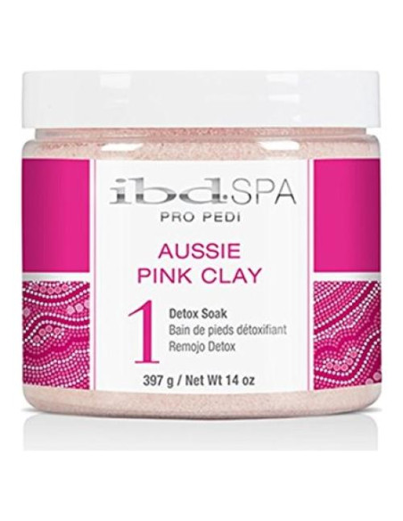Baño de Pies Detox IBD Spa Pro Pedi Arcilla Rosa 396g