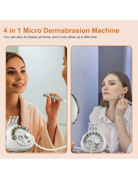 Máquina de Microdermoabrasión de Diamante ET33P4 con Manguera