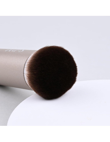 Brocha Kabuki Profesional SaDM Shiny - Difusora para Base y Polvo - Vegana