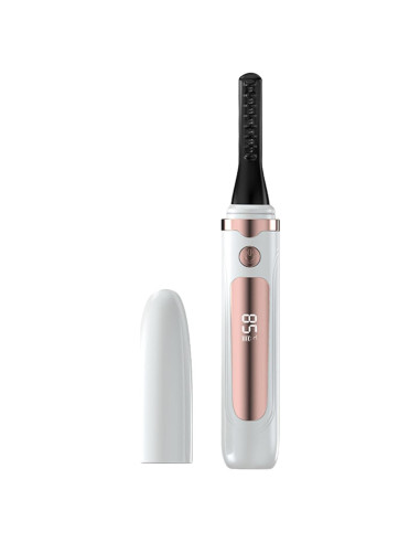 Rizador de Pestañas Eléctrico DGSHRHD Blanco con Pantalla LED