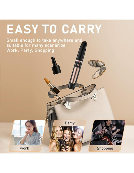 Rizador de Pestañas Eléctrico DGSHRHD Blanco con Pantalla LED