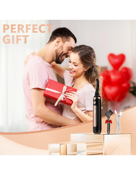 Rizador de Pestañas Eléctrico DGSHRHD Blanco con Pantalla LED