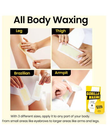 Kit de Ceras para Depilar EBIN KOREA - 28 Ceras + 4 Toallitas