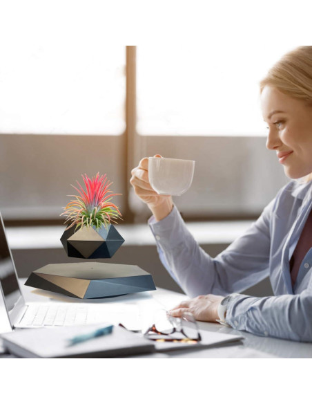 Maceta Flotante Luxelinc 9cm con Levitación Magnética