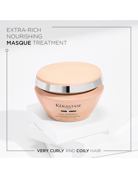 Mascarilla Kérastase Curl Manifesto 200 ml - Hidratación Rizos