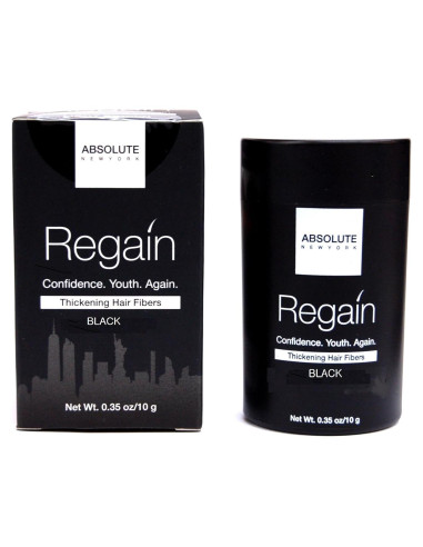 Fibras para Cabello Absolute 10g - Color Negro - Volumen Instantáneo