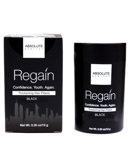 Fibras para Cabello Absolute 10g - Color Negro - Volumen Instantáneo