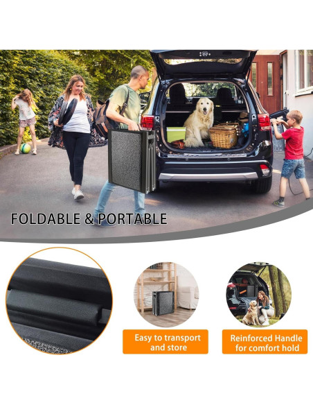 Rampa Plegable para Perros MuzeFansi 160x43cm Antideslizante