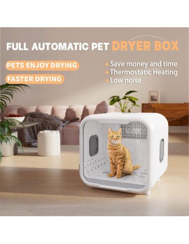 Secadora Automática para Mascotas PETJC AU01-L 71L Blanca