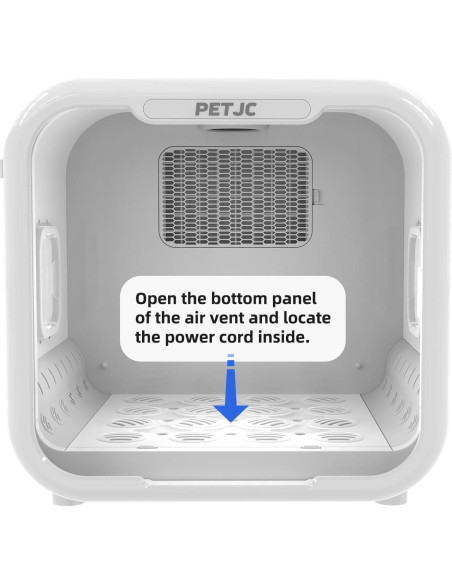 Secadora Automática para Mascotas PETJC AU01-L 71L Blanca