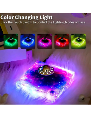Lámpara Flotante Magnética Brabola UFO 10.8cm RGB Táctil