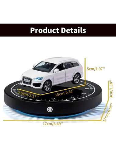 Lámpara Levitatante Brabola Coche Magnético 360 LED
