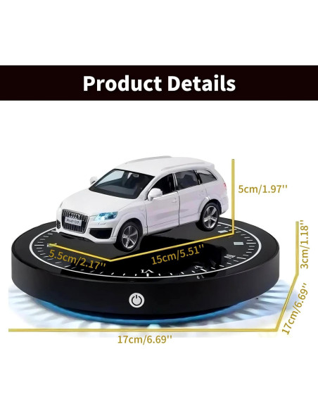 Lámpara Levitatante Brabola Coche Magnético 360 LED