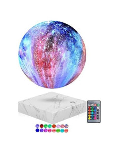 Lámpara de Luna Magnética VGAzer, Flotante con LED 16 Colores