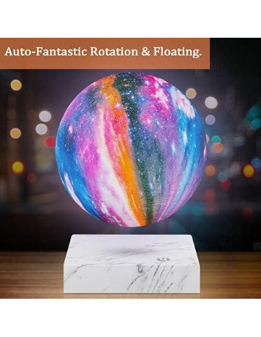 Lámpara de Luna Magnética VGAzer, Flotante con LED 16 Colores
