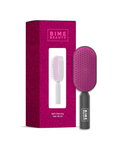 Cepillo Autolimpiante para Cabello Bime Beauty Rosa Púrpura