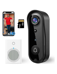 Cámara Timbre Video 2K Inalámbrica Eaula J5 con IA y Noche