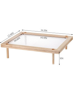 Juego de 2 Estantes Apilables Cedilis para Secar Alimentos 2