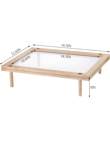 Juego de 2 Estantes Apilables Cedilis para Secar Alimentos
