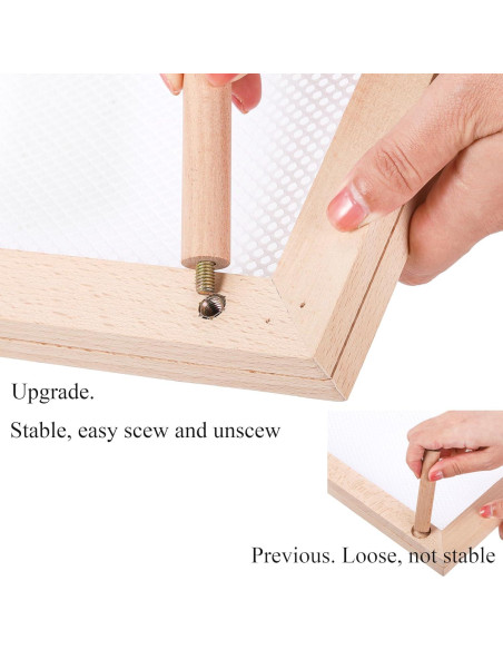 Juego de 2 Estantes Apilables Cedilis para Secar Alimentos