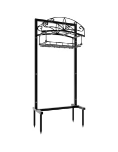 Soporte para Manguera de Jardín Fire Beauty, 54.86m, Negro 2