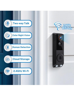 Cámara Timbre Video Inalámbrica Wi-Fi 1080p NUMLAKE G50A 2