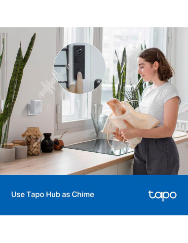 Cámara Timbre Inalámbrico Tapo D205 - 2K, 160 Vista, AI