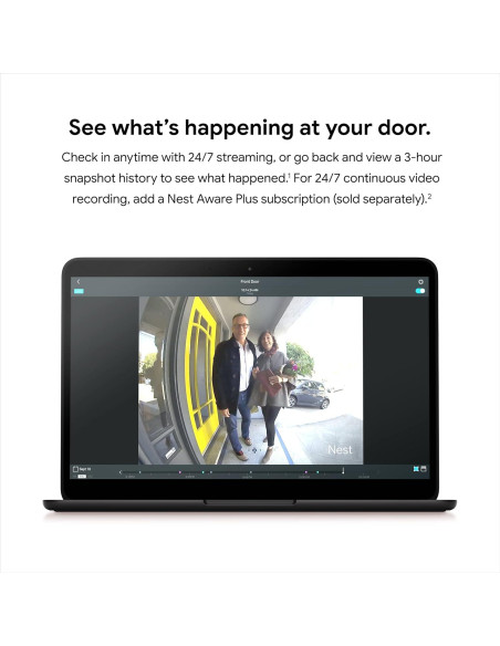 Cámara de Seguridad Nest NC5100US - 119g - 7.19x12.7cm