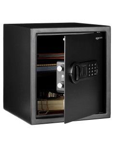 Caja Fuerte Electrónica Amazon Basics 1.2 Pies Cúbicos Acero