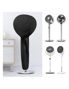 Cubierta de Ventilador Dreo/Shark 38 cm Antipolvo Negra