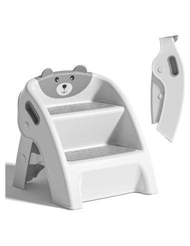 Escalera Plegable Antideslizante Tavlshero 2 Pasos para Niños