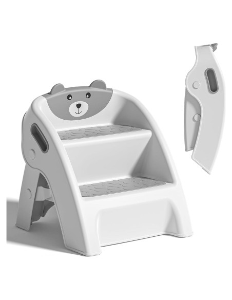 Escalera Plegable Antideslizante Tavlshero 2 Pasos para Niños