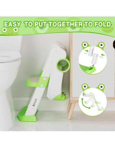 Asiento de Entrenamiento para Baño Sunvasagoo Verde Ajustable