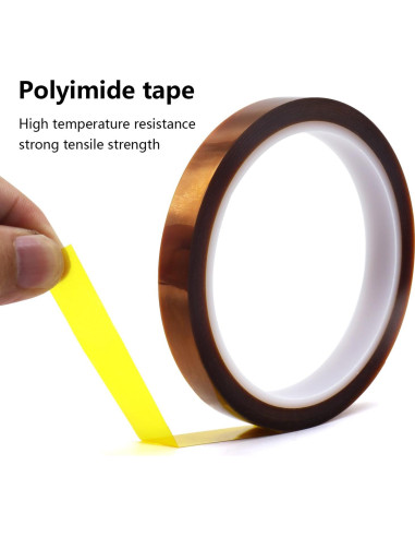 Cinta de Polimida Bomei Pack 5 Unidades 5/8/12/25/30mm x 33m