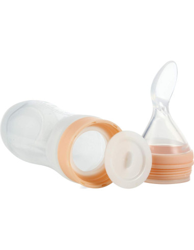 Cuchara de Silicona PandaEar para Bebés 2 Pack Azul 113g