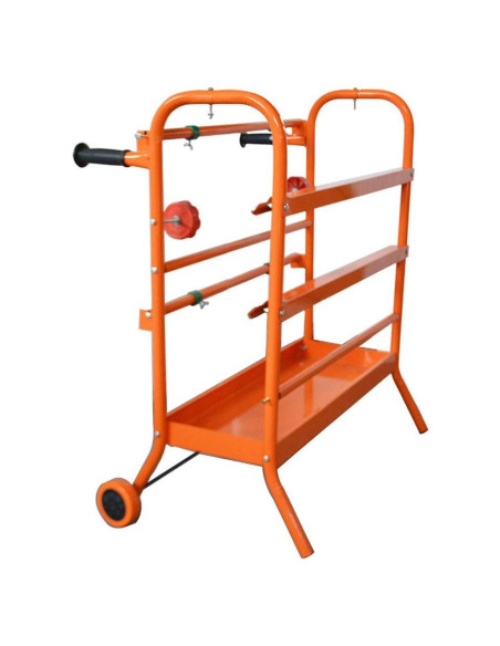 Soporte de papel enmascarador INTSUPERMAI 48x68 cm con ruedas