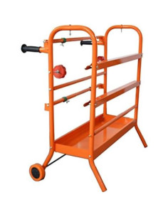 Soporte de papel enmascarador INTSUPERMAI 48x68 cm con ruedas 2