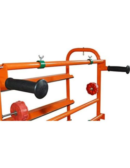 Soporte de papel enmascarador INTSUPERMAI 48x68 cm con ruedas