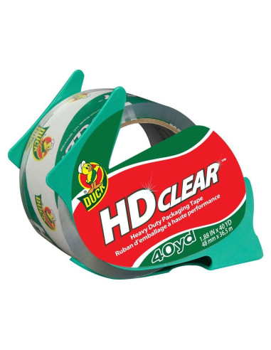 Cinta de Empaque Duck HD Clear 40 Yardas Transparente