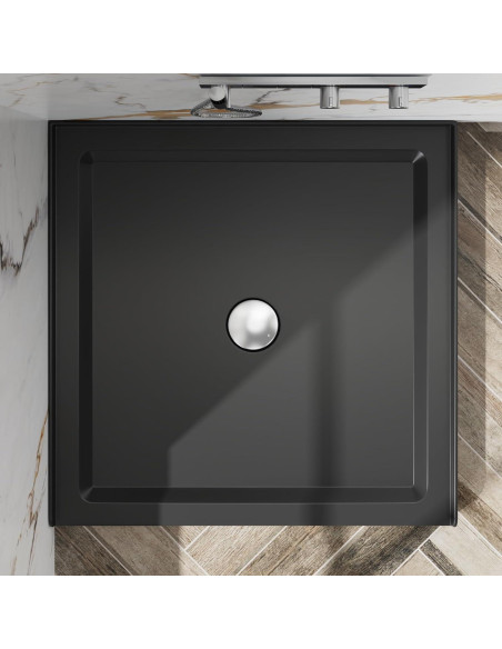 Base de Ducha Cuadrada Goodyo 91.44x91.44 cm Negro