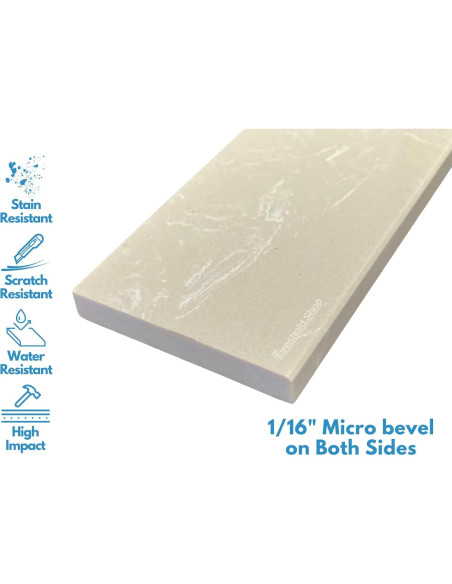 Umbral de Mármol Ingenierizado Beige Threshold.Shop 10-20 cm x Personalizado