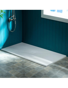 Base de Ducha Sin Umbral WOODBRIDGE 121.3x81.3 cm Blanco 2