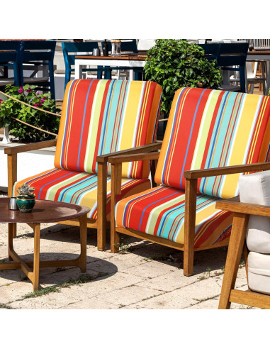 Funda de Cojín para Sofá de Patio Geyoga 8 Pcs Impermeable