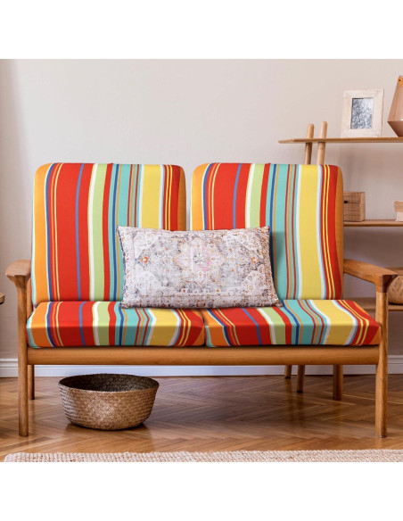 Funda de Cojín para Sofá de Patio Geyoga 8 Pcs Impermeable