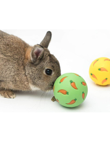 Bola de Golosinas Niteangel para Cobayas y Conejos - Pequeña Azul